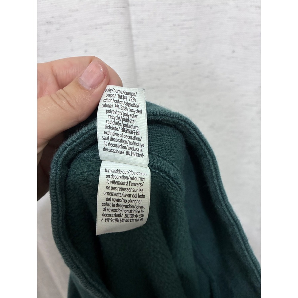 Victoria's Secret PINK Quarter Zip Sweatshirt and Wide Leg Sweatpants Set Green - Picture 7 of 11
